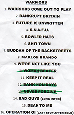 Click to enlarge The Warriors - The Hole in the Roof, Deal, Kent 17.7.16